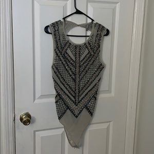 Beaded bodysuit